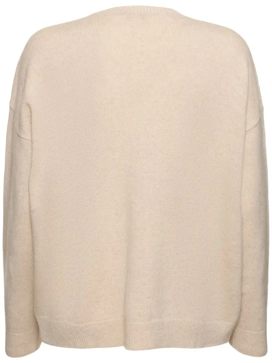 Max Mara   Vicolo wool knit logo sweater 