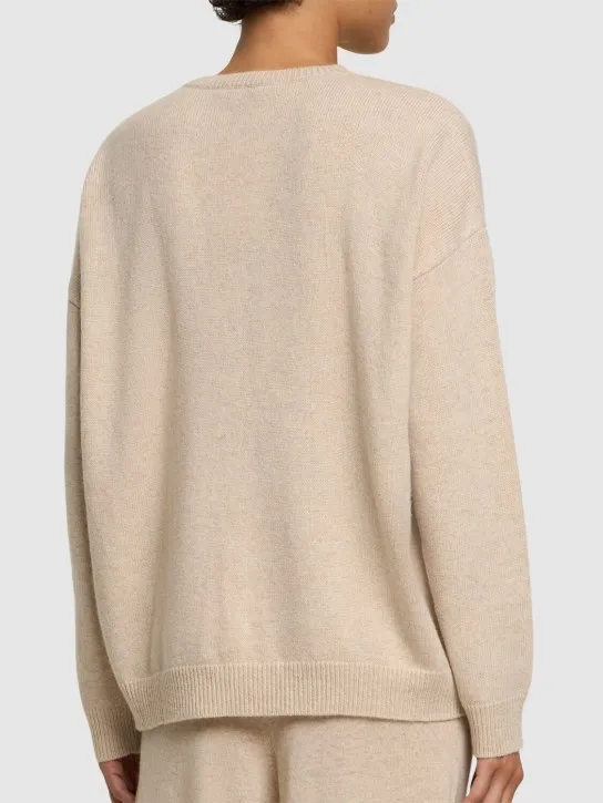 Max Mara   Vicolo wool knit logo sweater 