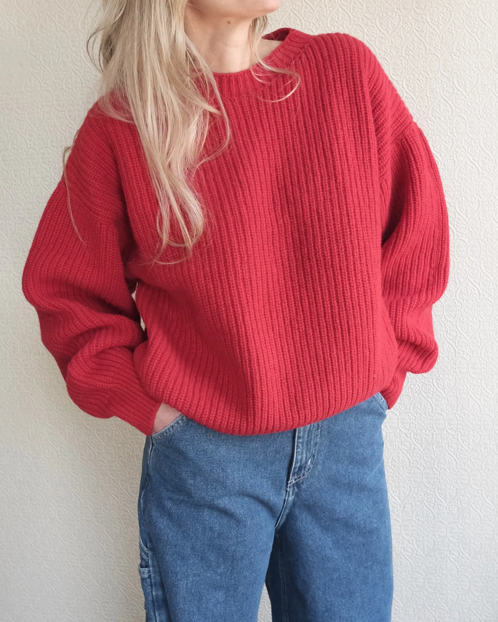 Mea Sweater, Red