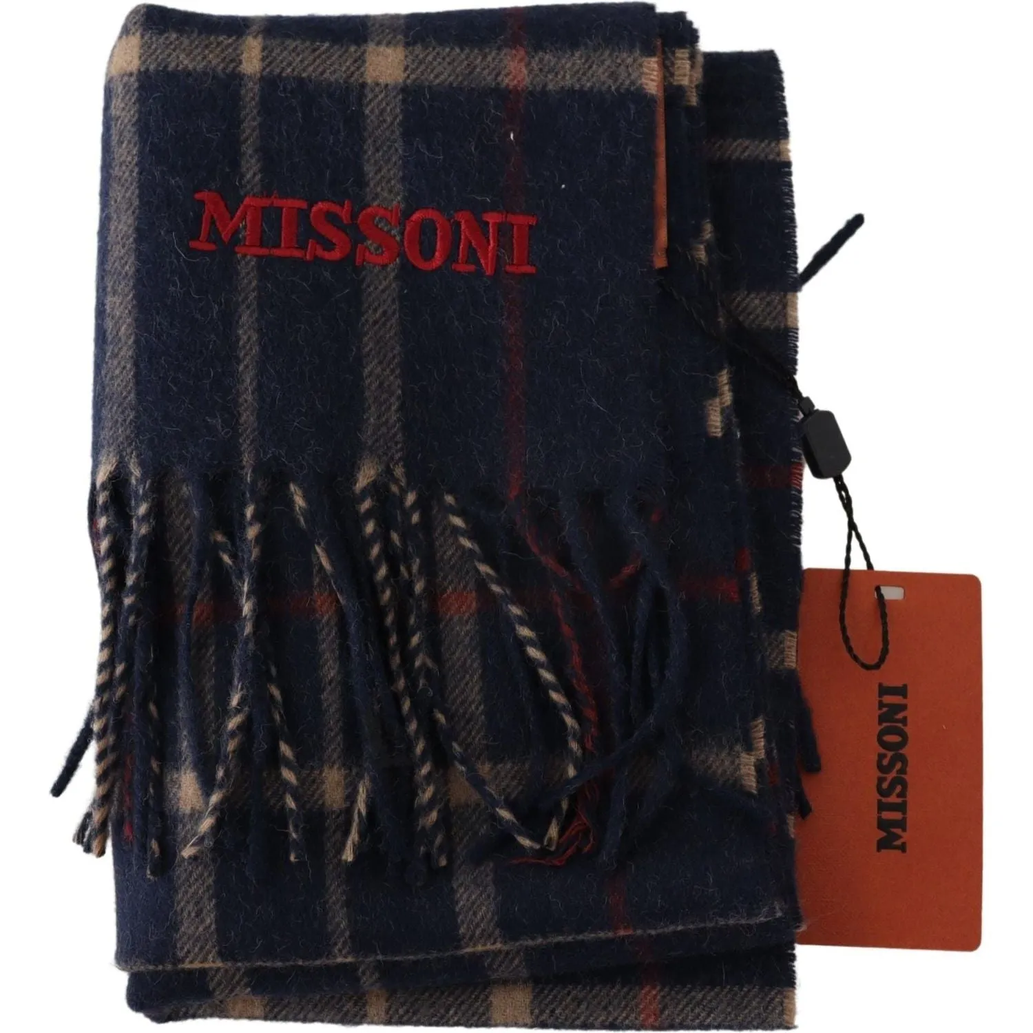 Missoni Chic Unisex Camel Hair Designer Scarf