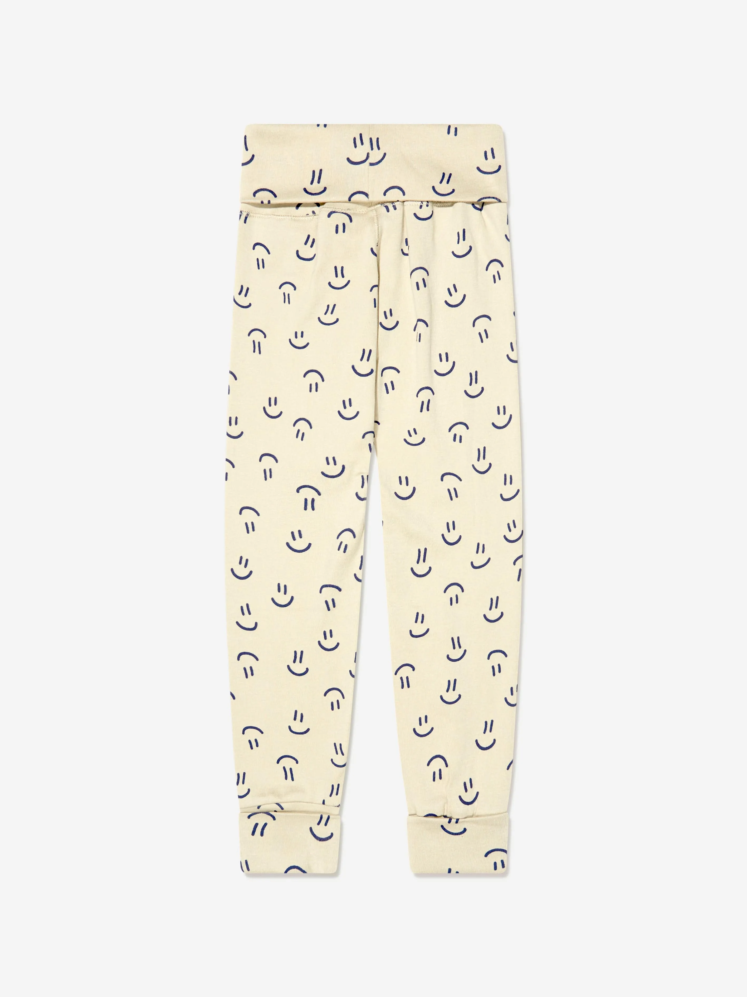 Molo Baby Organic Cotton Smiley Face Joggers