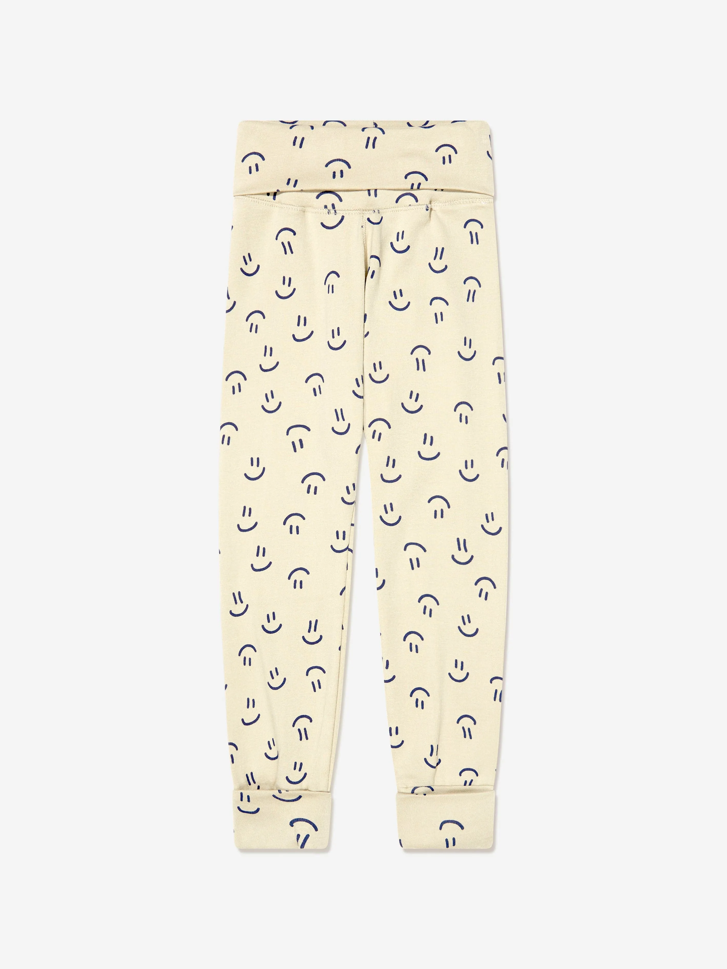 Molo Baby Organic Cotton Smiley Face Joggers