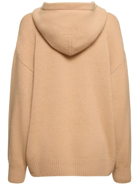 MSGM   Wool blend knit hoodie 