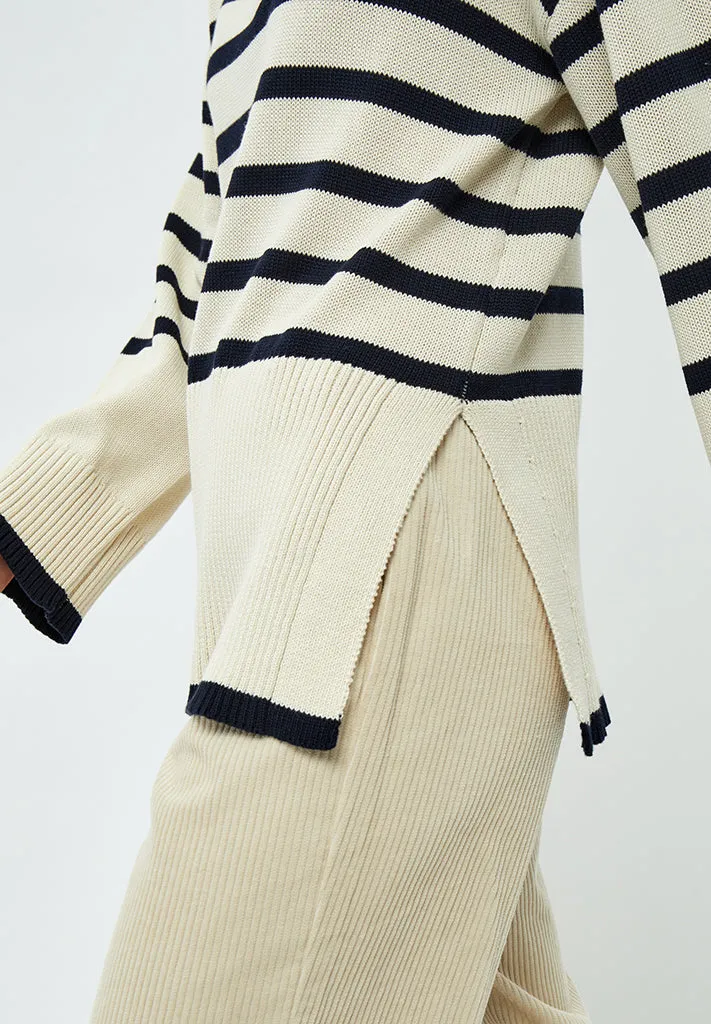 MSLeonie Pullover - Gardenia Stripe