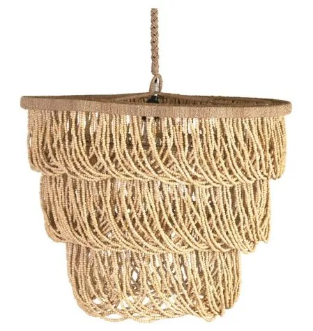 Natural Tiered Chandelier