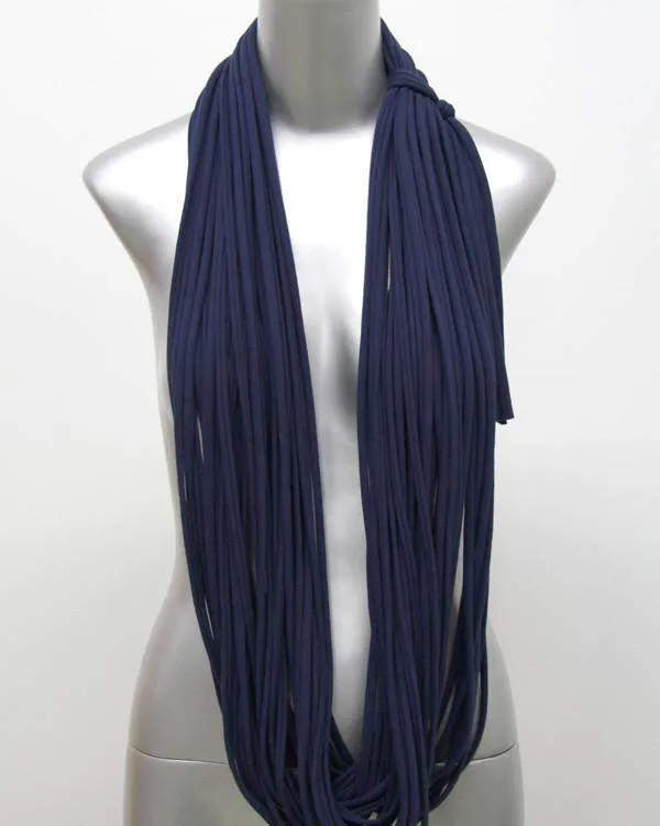 Necklush Chunky Scarf / Navy Blue / Unisex