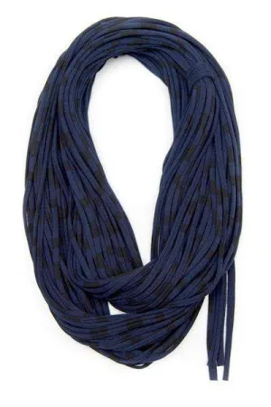 Necklush Chunky Scarf / Striped Navy Blue / Unisex