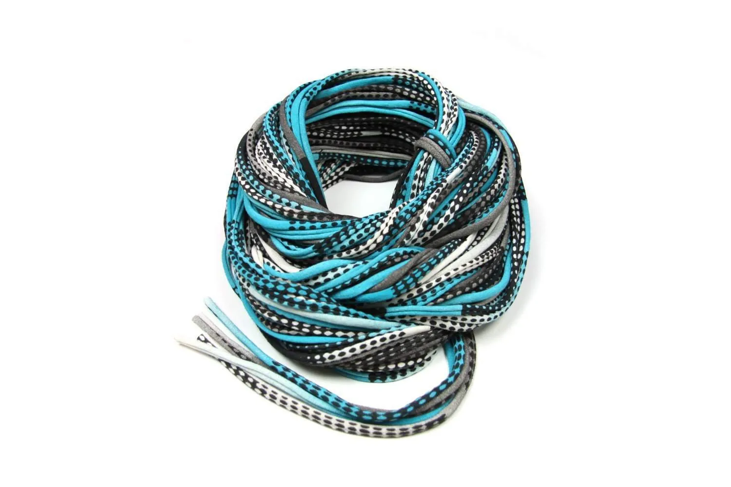 Necklush Chunky Scarf / Turquoise & Black / Unisex