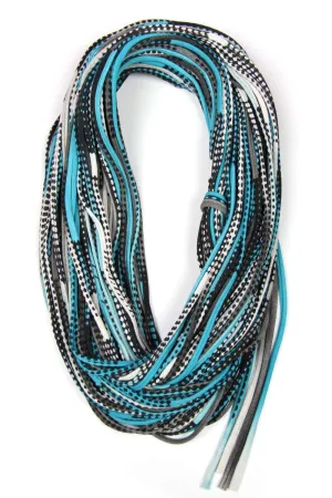 Necklush Chunky Scarf / Turquoise & Black / Unisex