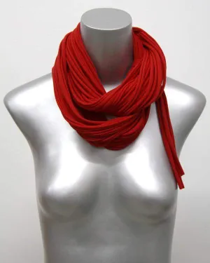 Necklush Cowl Scarf / Red / Unisex