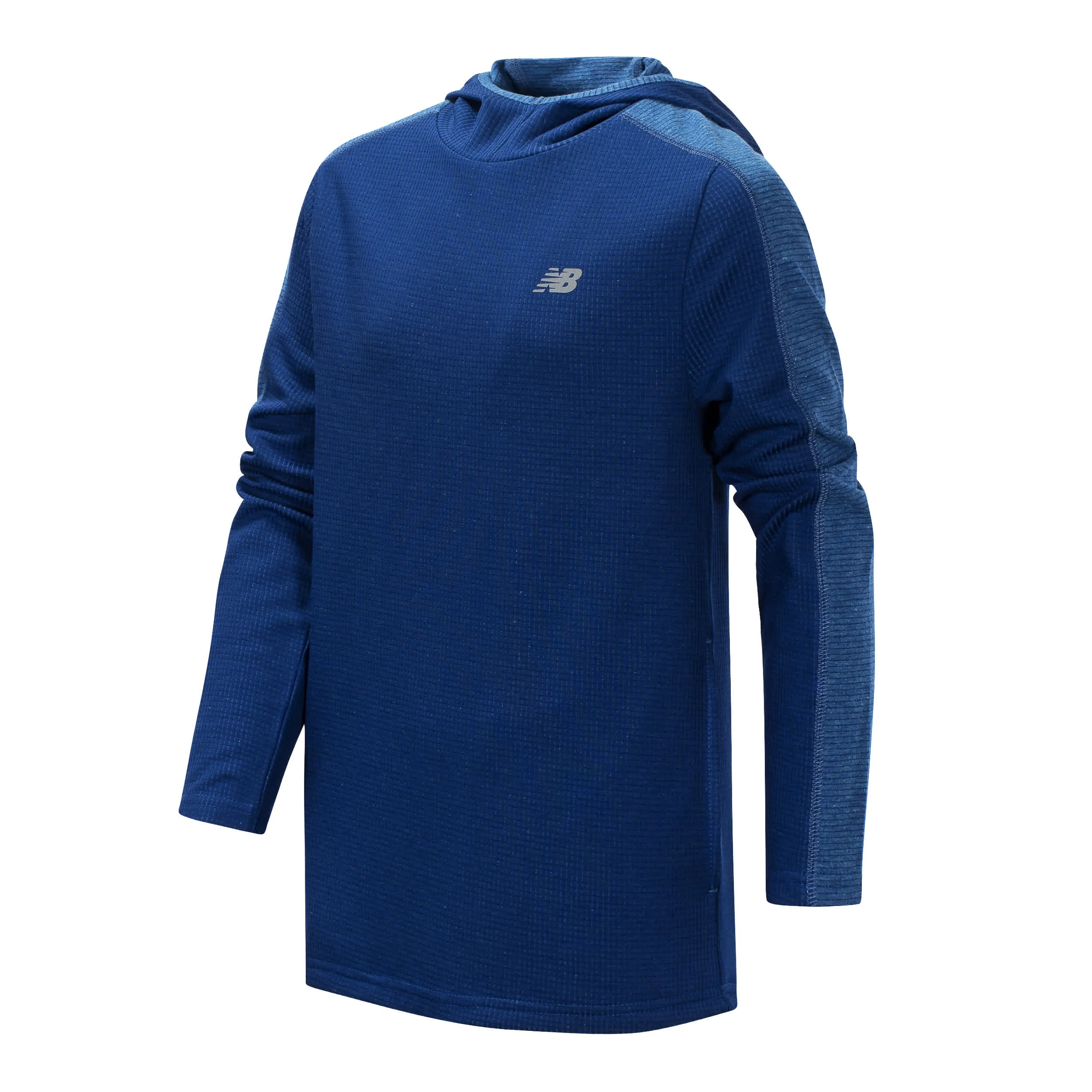 New Balance Boys Techtonic/Lynx Blue Hooded Pullover