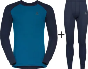 ODLO Men's Active Warm Eco Crew Neck COMBO