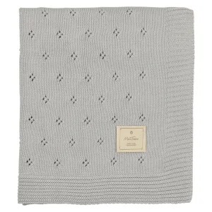 Perfect Pointelle Knit Blanket