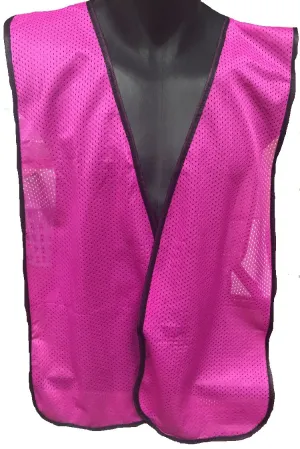 Pink Mesh Safety Vest