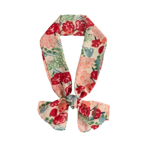 "Garden Chic" Silk Crepe Scarf - Floral