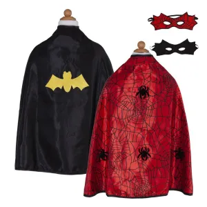 Reversible Spider / Bat Cape and Mask