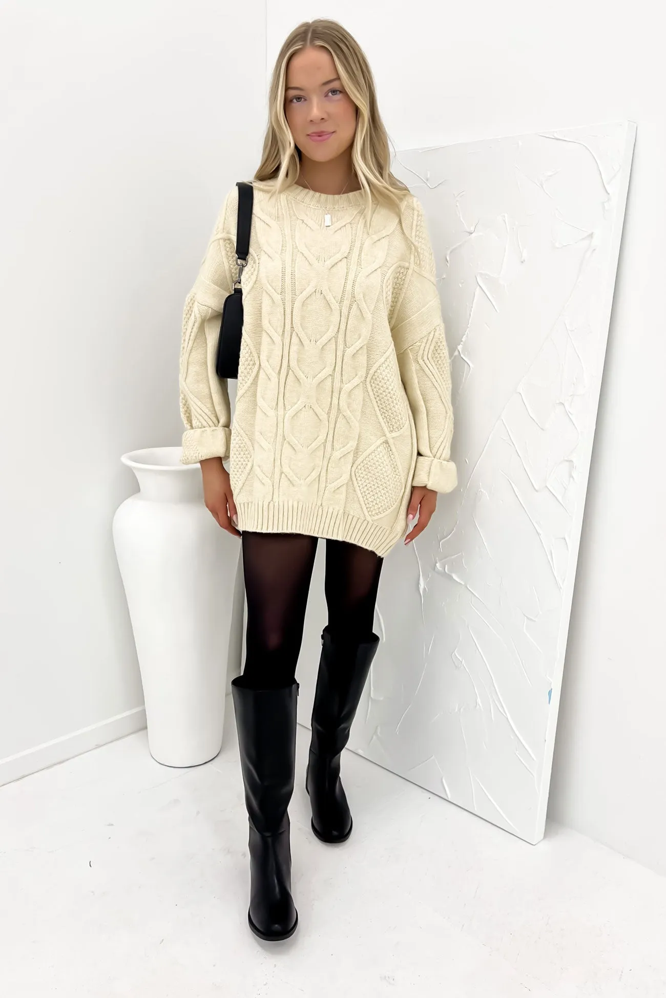 Sharni Knit Cream