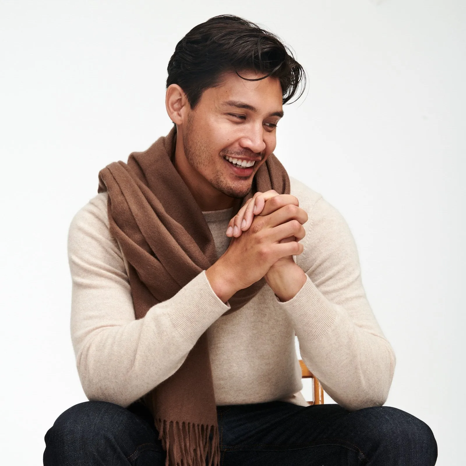 Signature Cashmere Solid Scarf