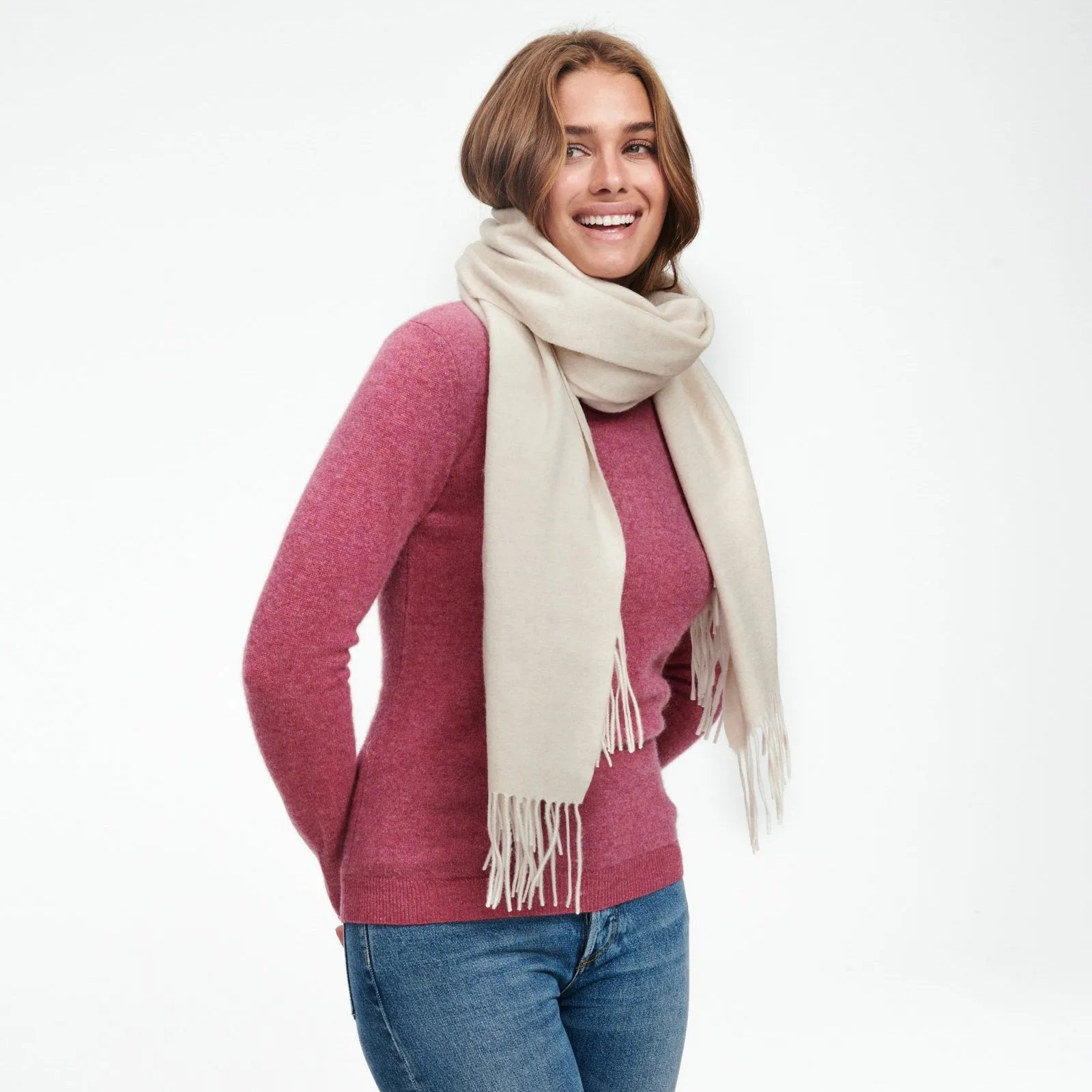 Signature Cashmere Solid Scarf