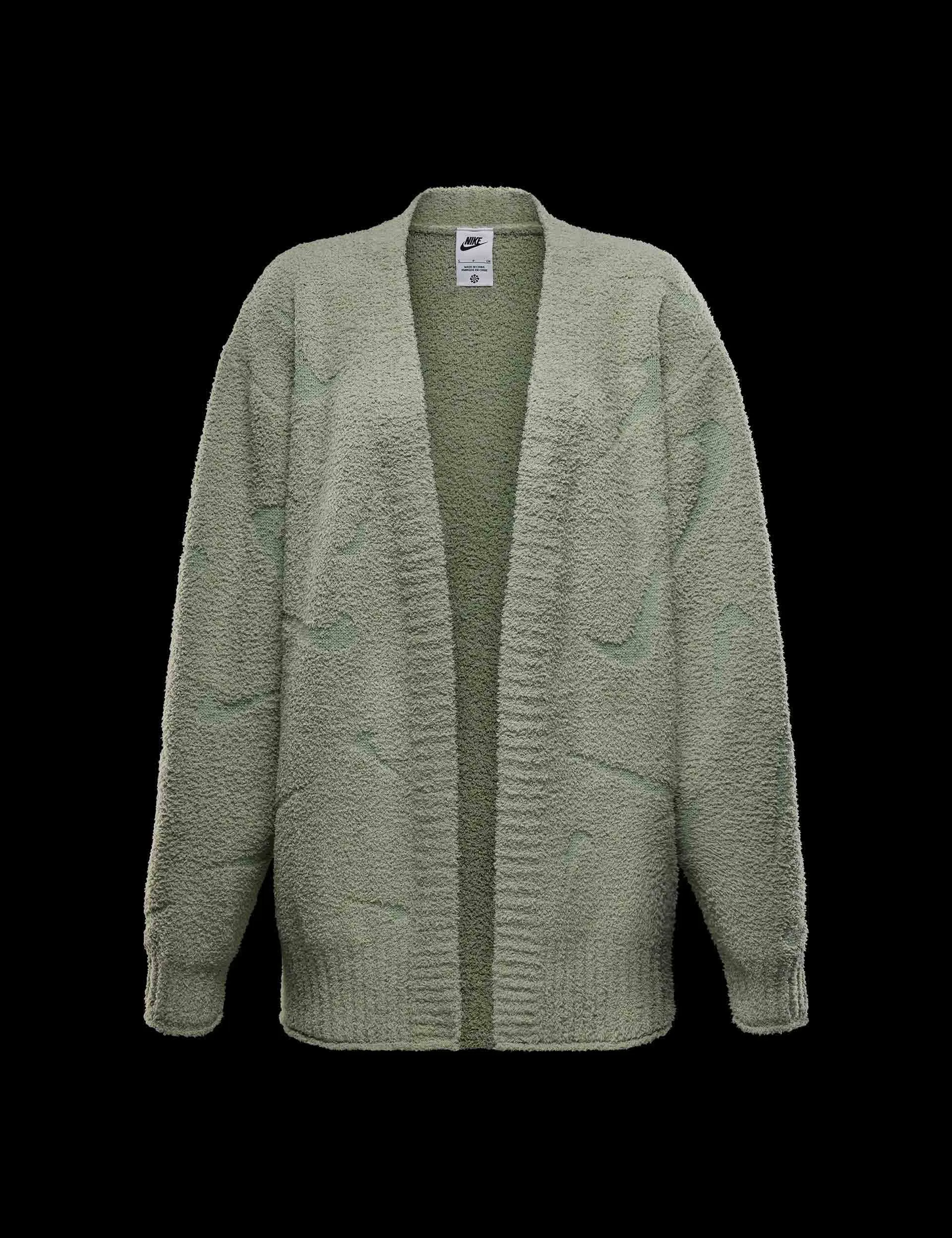 Sportswear Phoenix Cozy Bouclé Oversized Knit Cardigan - Jade Horizon