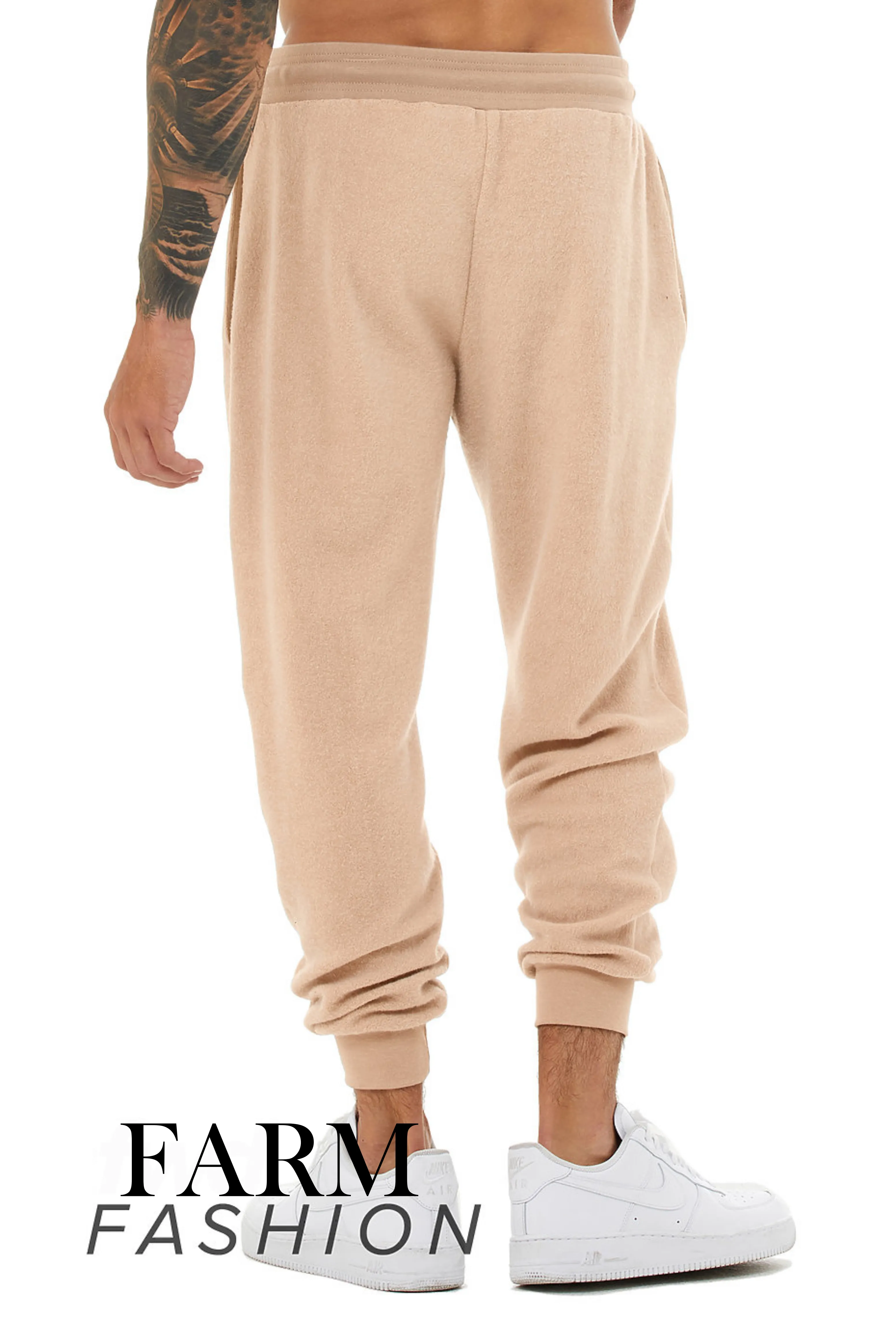 The Statement Sueded Fleece Joggers