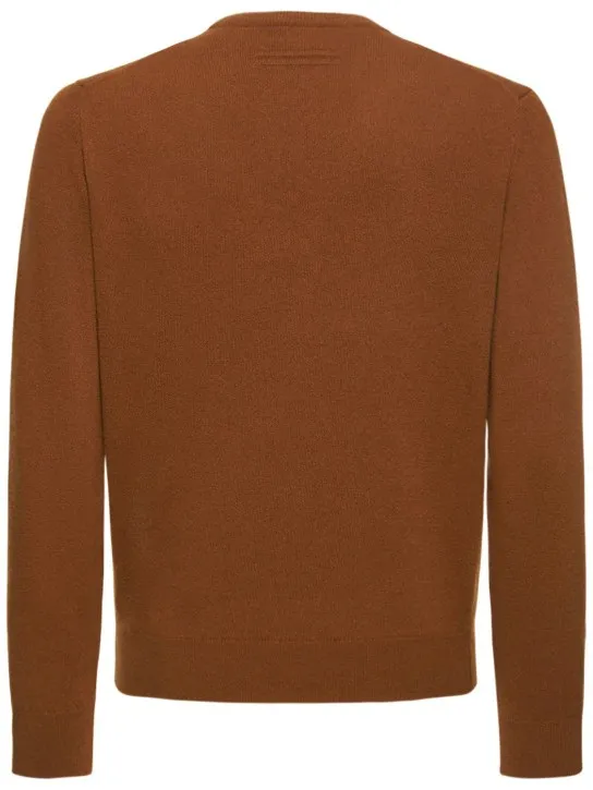 Zegna   Oasi cashmere knit crewneck sweater 